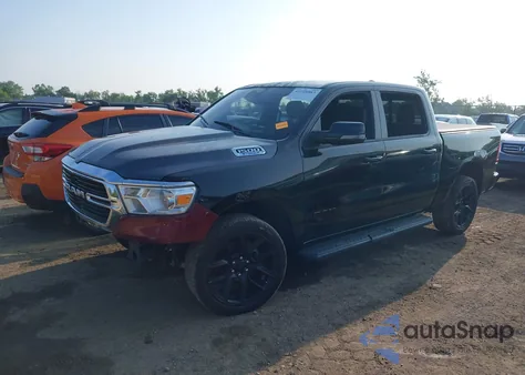 2019 Ram 1500 Big Horn/Lone Star 4X4 5'7 Box z USA, uszkodzony, nr VIN 1C6SRFFT7KN577401